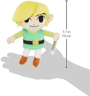 Vista 2 de Sanei The Legend of Zelda The Wind Waker - Peluche HD de 7 pulgadas