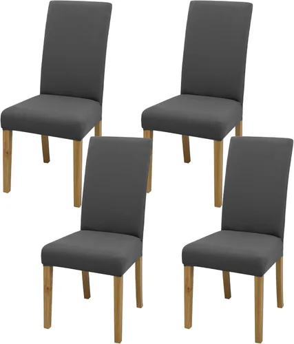 Vista 22 de BIETYONE - Fundas para sillas de comedor, juego de 2 fundas para sillas de comedor o cocina, lavables, protectoras, para sillas Parsons