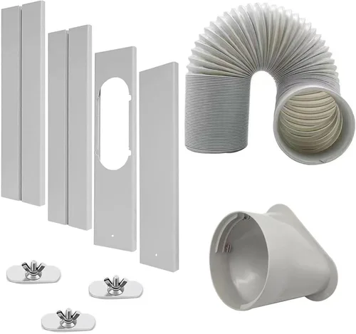 Vista 8 de Kit de ventilación de ventana de aire acondicionado portátil, kit de sellado de ventana ajustable para aire acondicionado portátil, kit