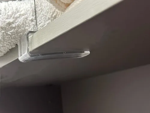 Vista 6 de LikeU Divisores de Estantes Acrílicos para Armarios, 4 PCS Divisores de Estantes de Madera, Separadores de Estantes Transparentes, Perfectos