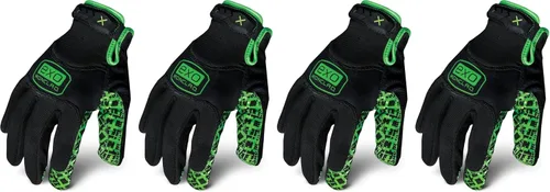 Ironclad Guantes de agarre Negro y Verde