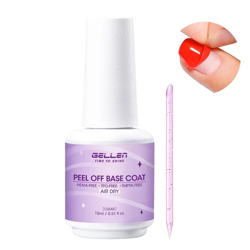 Vista 19 de GELLEN 2 piezas de esmalte de uñas de gel de capa superior sin limpieza, 18 ml de esmalte de uñas de gel de capa superior brillante, esmalte de uñas