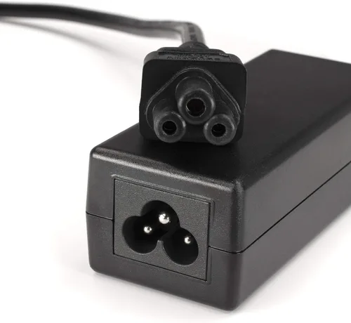 Vista 7 de Cable de alimentación de CA de 3 pies, color negro, de 3 clavijas, para portátiles, computadoras y fuentes de alimentación, cable de alimentación
