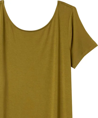 Vista 4 de Daily Ritual - Vestido de camiseta espalda ballet tela jersey y corte estándar para mujer