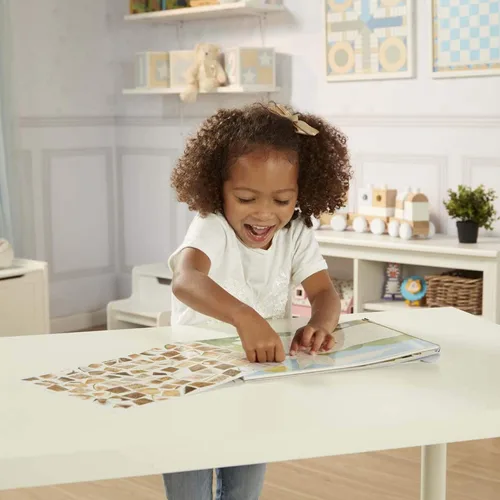 Vista 2 de Melissa & Doug Paquete de 3, juego de blocs de calcomanías de mosaico Safari, Océano y Naturaleza, 12 escenas cada una