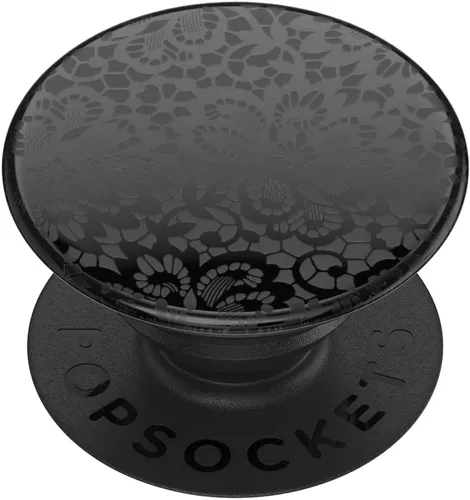 Vista 22 de Agarre para teléfono PopSockets con soporte expansible, agarre adhesivo - aluminio negro
