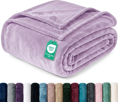 Vista 33 de Utopia Bedding Manta de forro polar negro, tamaño individual, ligera, mullida, suave, antiestática de microfibra (60 x 80 pulgadas) Lightweight