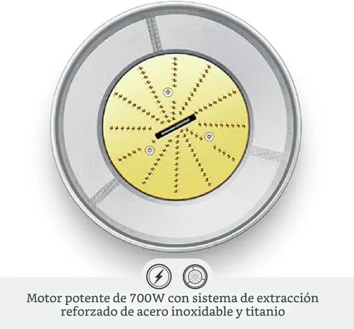 Vista 2 de Juguera compacta Breville BJE200XL, extractor de jugo de 700 vatios