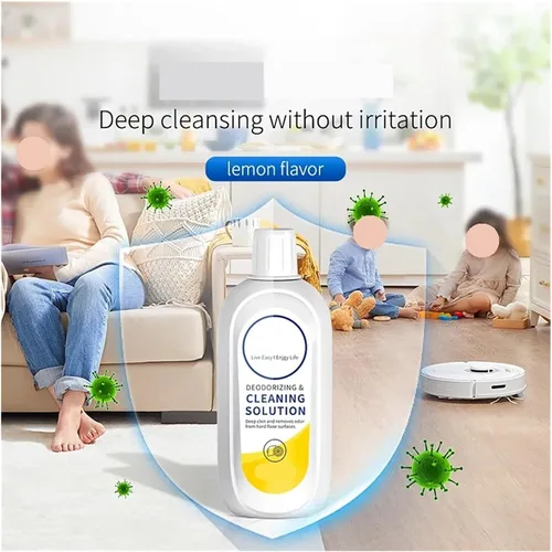 Vista 2 de Solución líquida de limpieza de suelos sabor limón 16.9 fl oz, compatible con Tineco Floor One S5/S3/IFLOOR3/IFLOOR2, compatible con robot de vacío