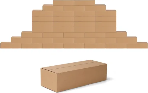 Vista 35 de Edenseelake Paquete de 40 cajas de envío de 6 x 6 x 6 pulgadas, cajas de cartón pequeñas para embalaje, mudanza, correo, color marrón