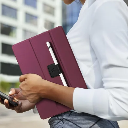 Vista 8 de Fintie Paquete de 4 soportes para lápiz Apple Pencil Pro, Apple Pencil (USB-C / 1ª / 2ª generación) y lápices capacitivos, funda elástica de piel