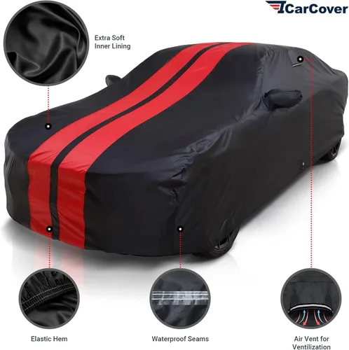Vista 217 de iCarCover Funda de automóvil personalizada de alta calidad para Mazda 1200 1970, resistente, impermeable, para todo tipo de clima, lluvia, nieve