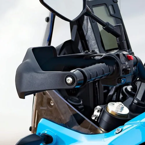 Vista 4 de BABUJI Motorcycle Windshield Motorcycle Hand Guard Handle Protector Handguard Handle Protection Windproof Fit for Yama&ha TENERE 700 Tenere700 XTZ