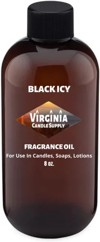 Aceite aromático tipo helado negro (nuestra versión de la marca) (botella de 8 onzas) para fabricación de velas, fabricación de jabón, fabricación