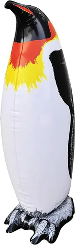 Vista 4 de Jet Creations Inflatable Aquatic Animal 4pc Pack: Shark, Dolphin, Goldfish, Starfish, Crab, Penguin. 20+ inch Long. Pool Toys, Photo Prop, Theme