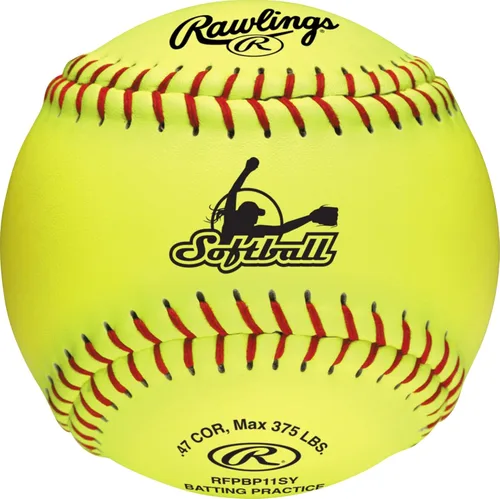 Rawlings | Pelotas de sóftbol para práctica de bateo | Opciones de 11" y 12" | Opciones de 6 y 12 unidades