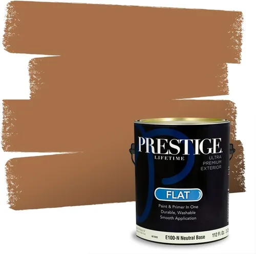 Vista 178 de PRESTIGE Pintura exterior e imprimación en uno, bronceado Aberdeen, plano, 1 galón