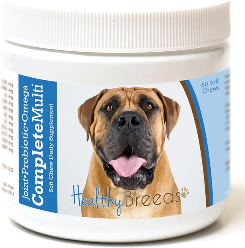 Vista 130 de Healthy Breeds Cavalier King Charles Spaniel - Multivitamínico todo en uno, completo con probióticos, glucosamina, condroitina y omegas, 60