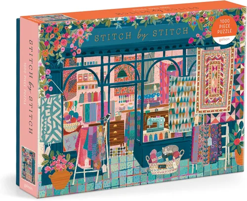 Vista 11 de Galison Rompecabezas de té de la tarde, 500 piezas, 20 x 20 pulgadas, rompecabezas floral con una hermosa ilustración de Victoria Ball, piezas