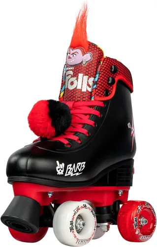 Vista 4 de Crazy Skates Trolls Size Adjustable Roller Skates - Featuring Poppy or Barb from Trolls