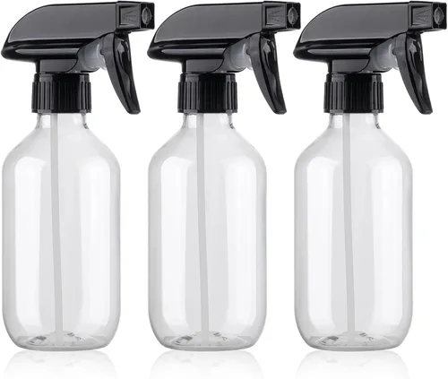 Vista 12 de Botellas de spray Teyssor Botella de agua en aerosol - Libre de BPA - 10 oz/300 ml Contenedores de plástico recargables de niebla fina Botella