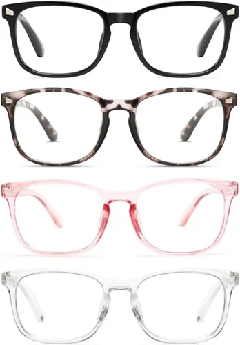 Vista 9 de CCVOO Mix & Match - Gafas de lectura para mujer, ligeras, ajuste cómodo, visión clara, bloqueo de luz azul
