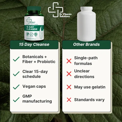 Vista 4 de Limpieza de 15 días - Desintoxicación natural de colon y apoyo digestivo con Senna, Aloe Vera, Cascara Sagrada y probióticos - Programa de limpieza