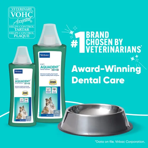 Vista 3 de Virbac C.E.T. Aquadent Solución Dental para Perros y Gatos (8.5 fl oz)