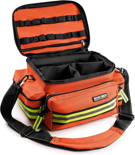 Vista 3 de Scherber First Responder Kit de Trauma Profesional Completamente Equipado con Elementos Esenciales EMT/EMS Aprobado por HSA/FSA Bolsa