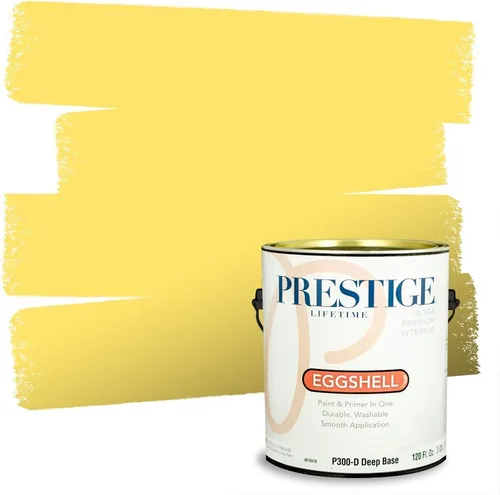 Vista 67 de PRESTIGE Pinturas de pintura exterior e imprimación en uno, 1 galón, plano, combinación comparable de Benjamin Moore* Pila de heno