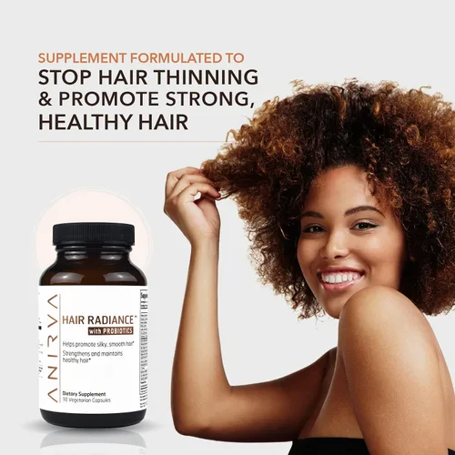 Vista 6 de Vitamina prémium para el crecimiento del cabello con biotina, extracto de cola de caballo y 20 ingredientes para un cabello más grueso, fuerte y un
