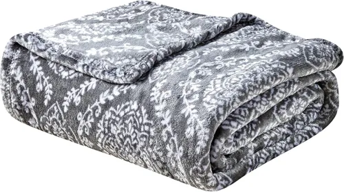 Vista 3 de Elegant Comfort Manta ligera estampada para sofá - Para todas las estaciones, ultra suave, acogedora y mullida - Mantas decorativas para sofá, Gracey