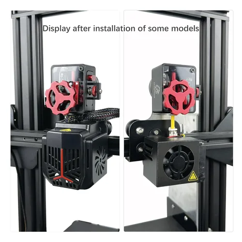 Vista 2 de Kit de mejora de extrusora de alimentación directa de todo metal Black-Box V2.0, extrusora de doble engranaje y motor específico para extrusión