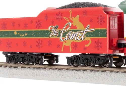 Vista 9 de Lionel The Comet Christmas Freight - Juego de tren eléctrico con control remoto