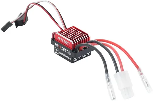 Controlador eléctrico de velocidad ESC cepillado 60A 6V/2A BEC compatible con traxxas TRX-4 TRX-6 D90 HSP Tamiya Axial SCX10 1/10 RC camión, buggy