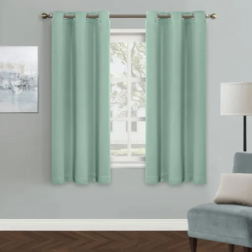 Vista 74 de MYSKY HOME - Cortinas opacas amarillas para sala de estar y dormitorio, cortinas de 84 pulgadas de largo, con ojales, cortinas de oscurecimiento