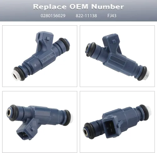 Vista 3 de JDMON Inyectores de combustible para Ford Ranger Explorer 2001-2003 Mazda B4000 2002-2004 Mercury Mountaineer 2002 4.0L 0280156029 822-11138 FJ438