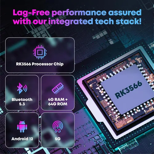 Vista 5 de Máquina de karaoke para adultos, con pantalla de letras, altavoz Bluetooth grande portátil inteligente, 2 micrófonos inalámbricos, sistema