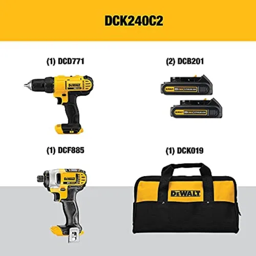 Vista 2 de DEWALT Multiherramienta oscilante Max XR de 20 V, velocidad variable, solo herramienta (DCS356B) y kit combinado de taladro inalámbrico DEWALT 20V