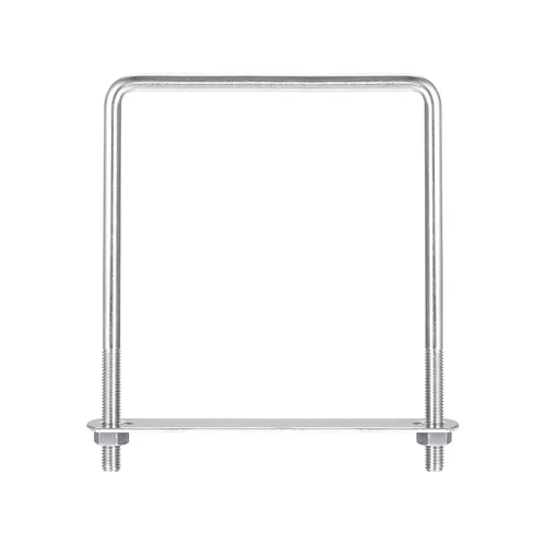 Vista 6 de uxcell Pernos en U cuadrados, 2 juegos 37mm (1.46") de ancho interno 70mm de longitud M6, perno de abrazadera en U de acero inoxidable 304