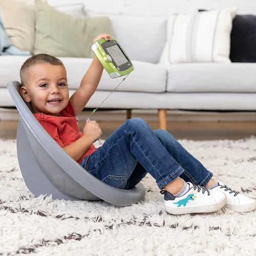 Vista 31 de ECR4Kids Leaf Asiento de suelo, silla mecedora, morado, 6 piezas