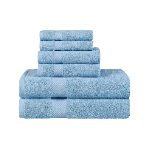 Vista 25 de SUPERIOR Kendell - Juego de 4 toallas de baño de algodón egipcio, absorbentes, para la ducha, artículos esenciales para el spa, toallas grandes