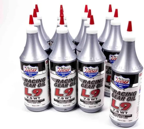 Lucas Oil 10456-12PK L9 Aceite sintético para engranajes de carreras (caja de 12)