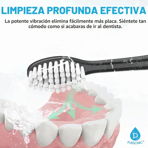 Vista 2 de Cabezales de repuesto para cepillos de dientes, paquete de 8 cabezales de cepillo eléctrico compatibles con Dazzlepro Elements, AquaSonic Toothbrush