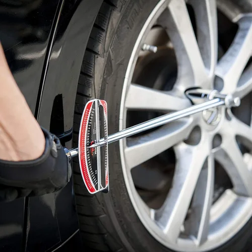 Vista 5 de Tooluxe 03703l torquímetro de 3/8 pulgadas y ½ pulgada, doble, de acero templado 0-150 pies libras.