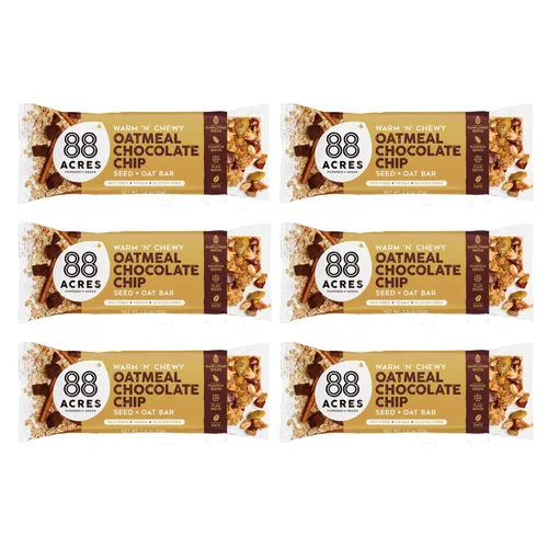 Vista 11 de 88 Acres Barras de granola Sin gluten, sin nueces de avena y semillas Vegano y sin OMG Paquete de 6 (arce canela)