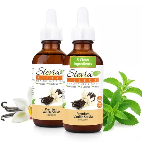 Vista 15 de Stevia Select Black Cherry Pure Stevia Liquid – Edulcorante de cero calorías – Gotas de sabor de extracto de stevia líquido totalmente natural