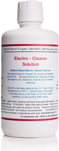 32 oz/1 Liter - Electro - Cleaner Solution - Bath or Brush Electroplating Supplies