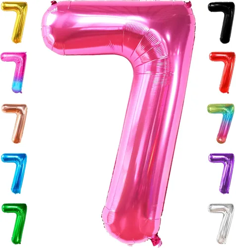 Vista 129 de KatchOn, Globo gigante de oro rosa con el número 5 de 40 pulgadas, globos de cinco globos de oro rosa con el número 5, decoraciones de cumpleaños 5