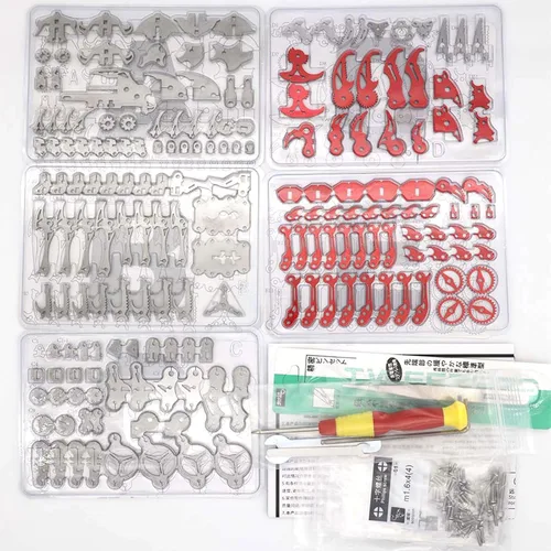 Vista 4 de Rompecabezas de escorpión de metal 3D para adultos: rompecabezas 3D, kits de modelos de metal para construir bricolaje rompecabezas mecánico